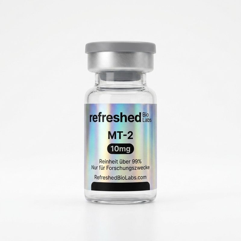 Vial mit MT-2 (Melanotan II) Forschungspeptid